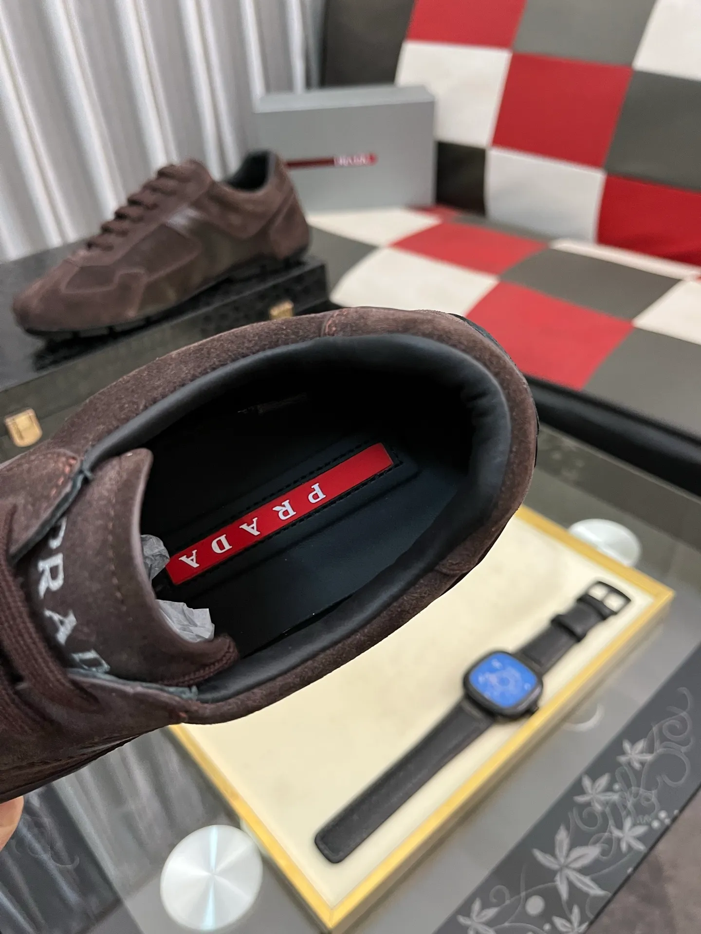 Men's men's shoes 💰458⌚️⌚️prada: New casual shoes for spring and summer, sports sneakers, fabric: imported cowhide, lining: original lining, sole: original sole, size: 38-443️⃣colors available